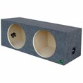 Audio Enhancers 2.68 in. Slant Rear Fire Subwoofer Enclosure Box AECECS12C
